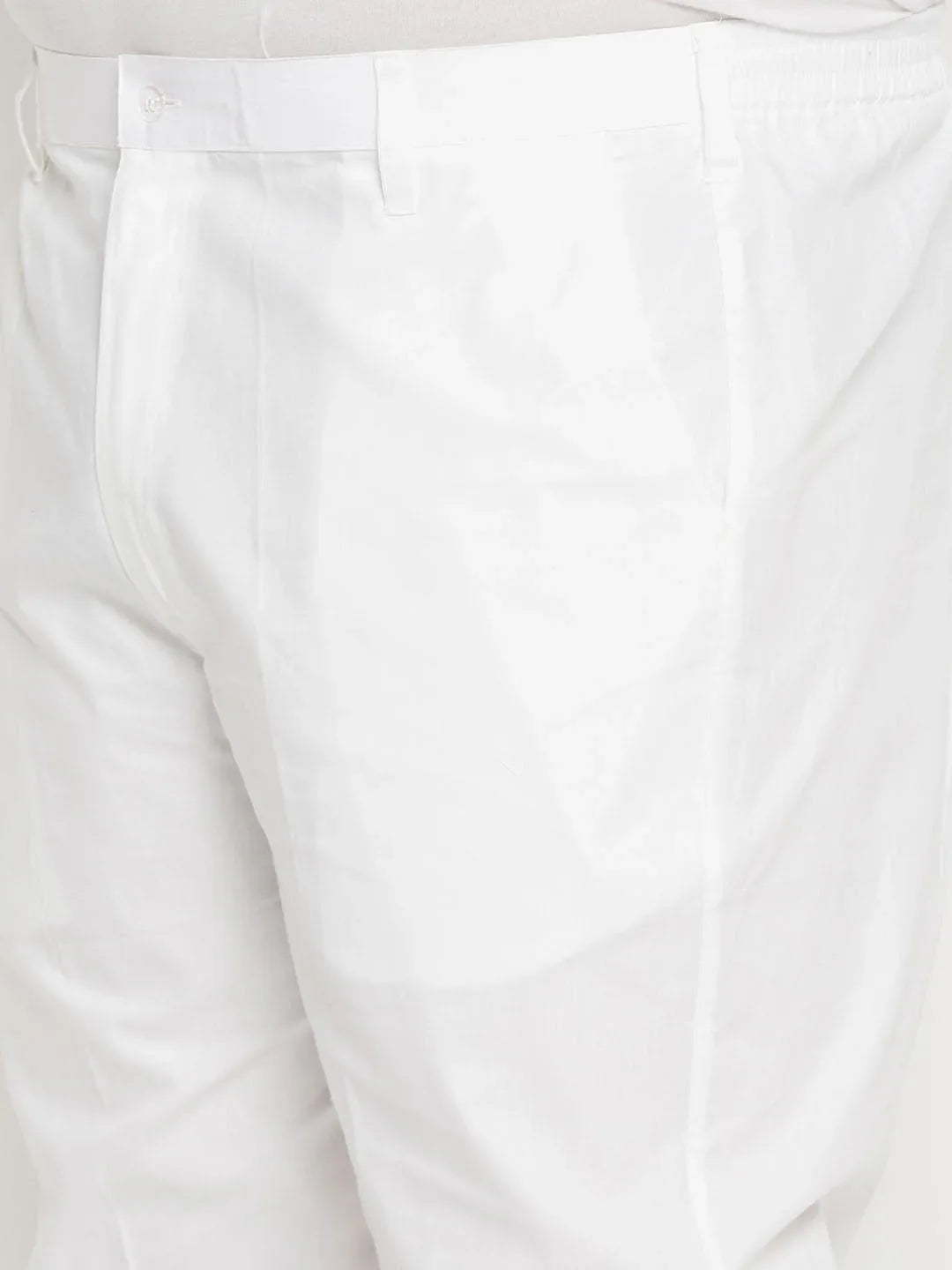 Men's Plus Size Mustard Cotton Kurta And Cotton Pant Style Pyjama Set