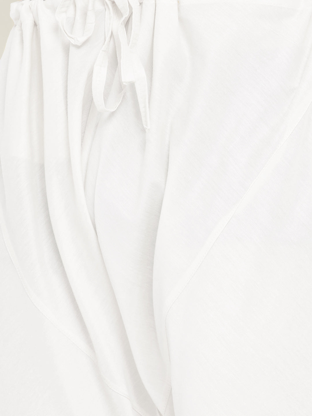 Men's Plus Size Mehendi Green And Cream Cotton Blend Kurta Pyjama Set