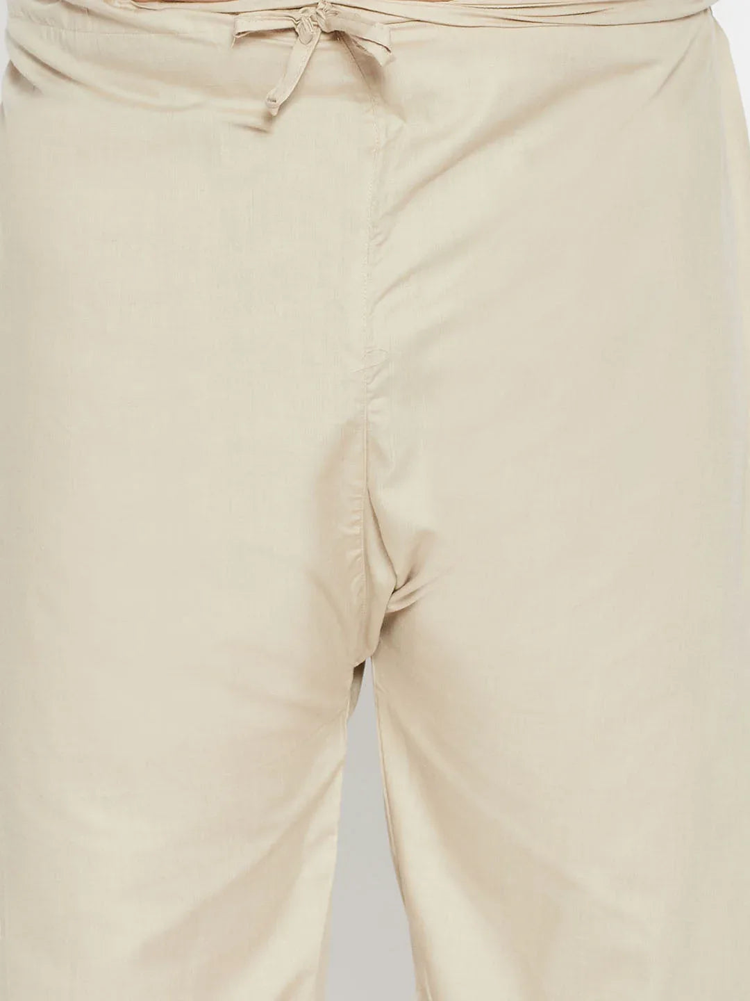 Men's Plus Size Green Cotton Blend Pathani Set
