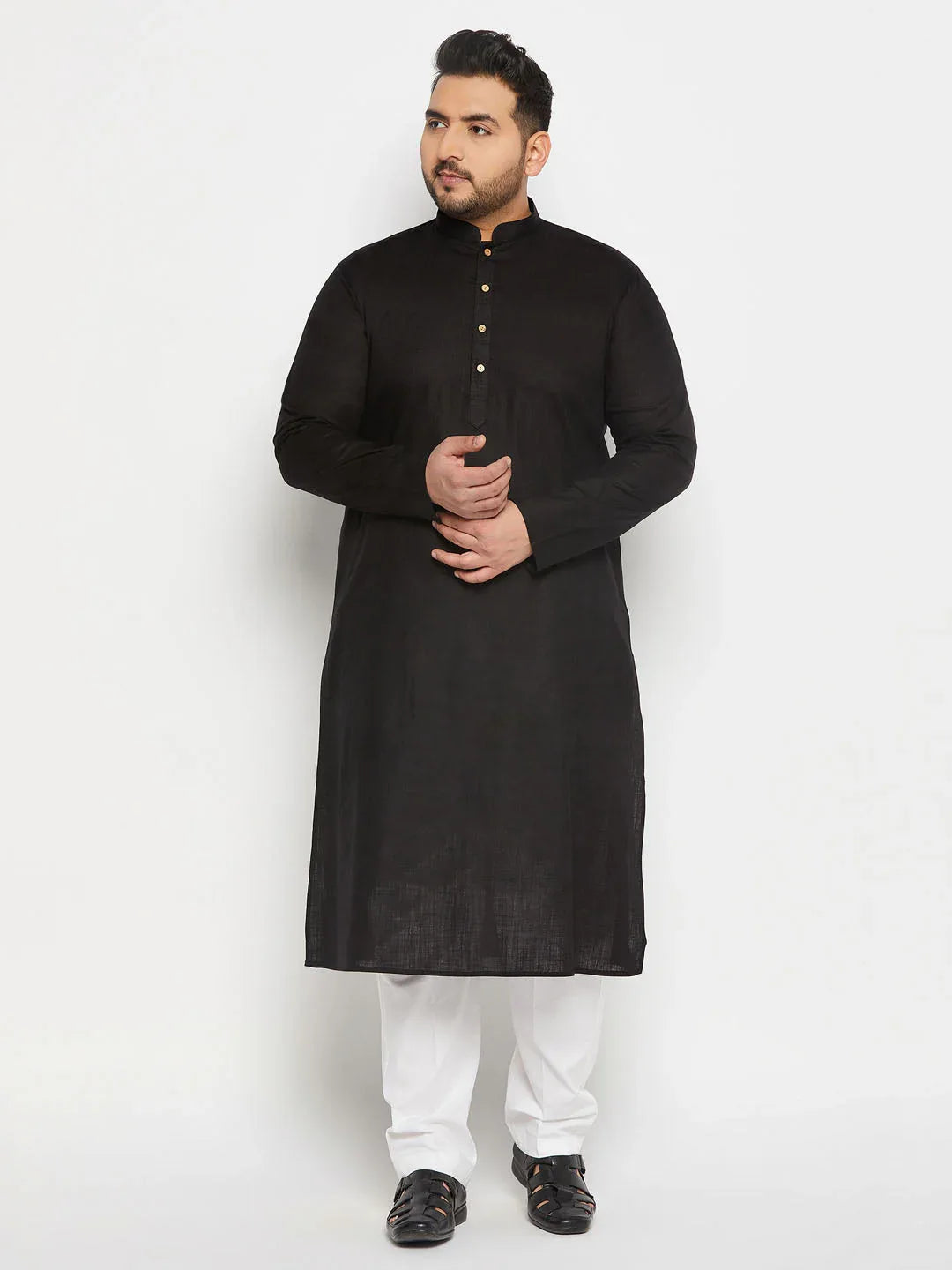Men's Plus Size White Pant Style Pyjama