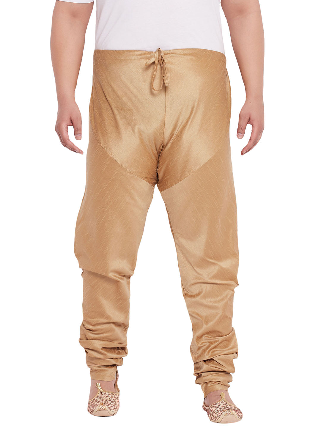 Men's Plus Size Rose Gold Cotton Silk Blend Pyjama