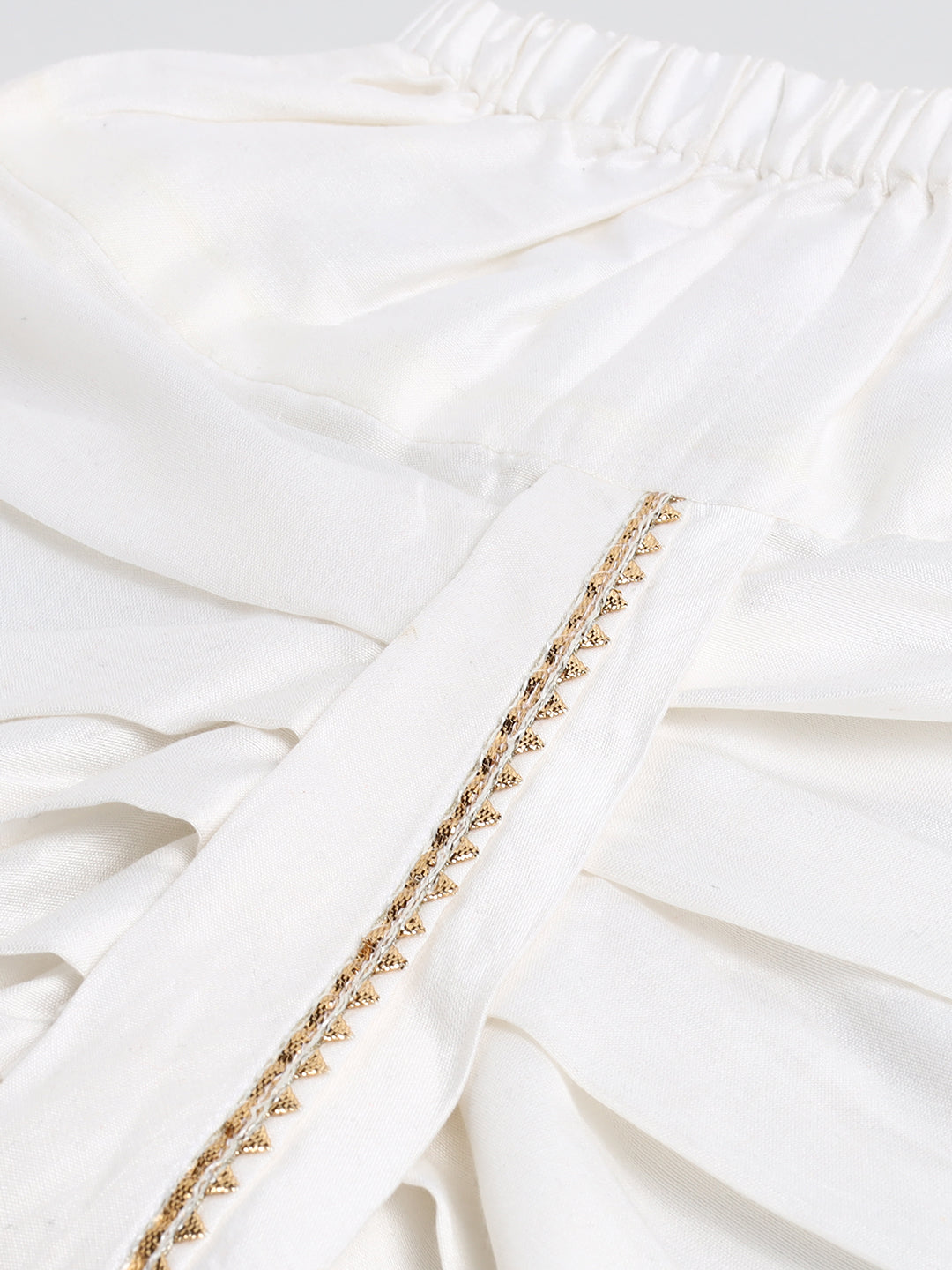 VASTRAMAY SISHU Boy's White Embellished Angrakha Kurta Dhoti Set - qivii