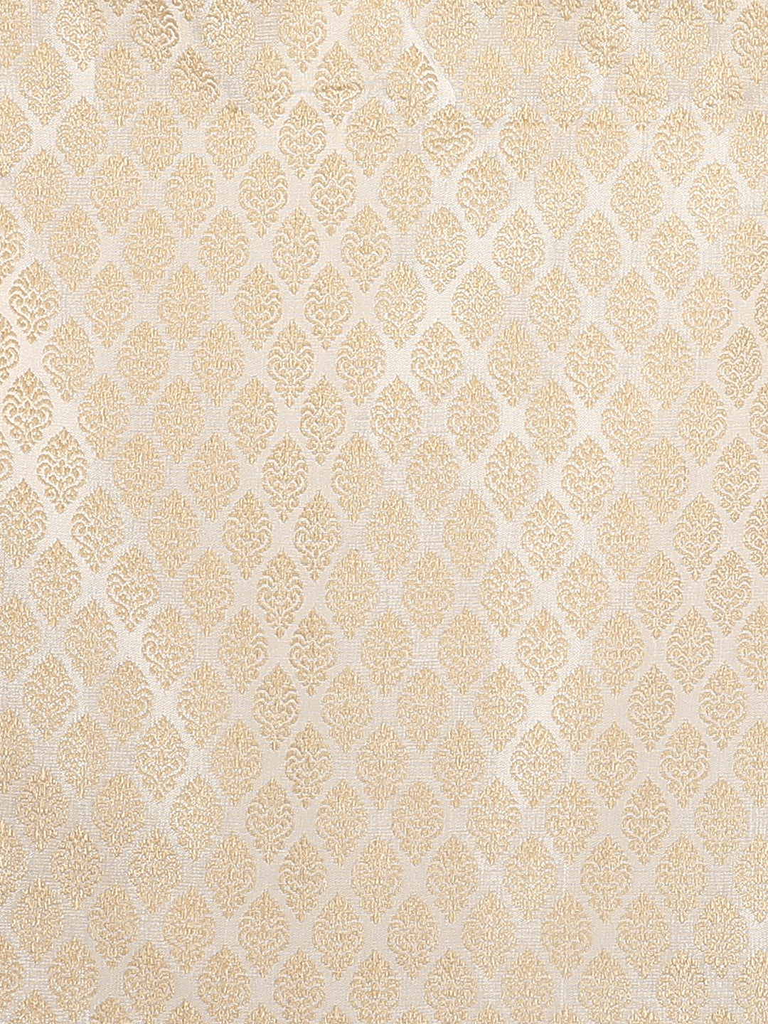 VASTRAMAY Boy's Cream Woven Design Slim Fit Nehru Jacket And Black Kurta Pyjama Set - qivii