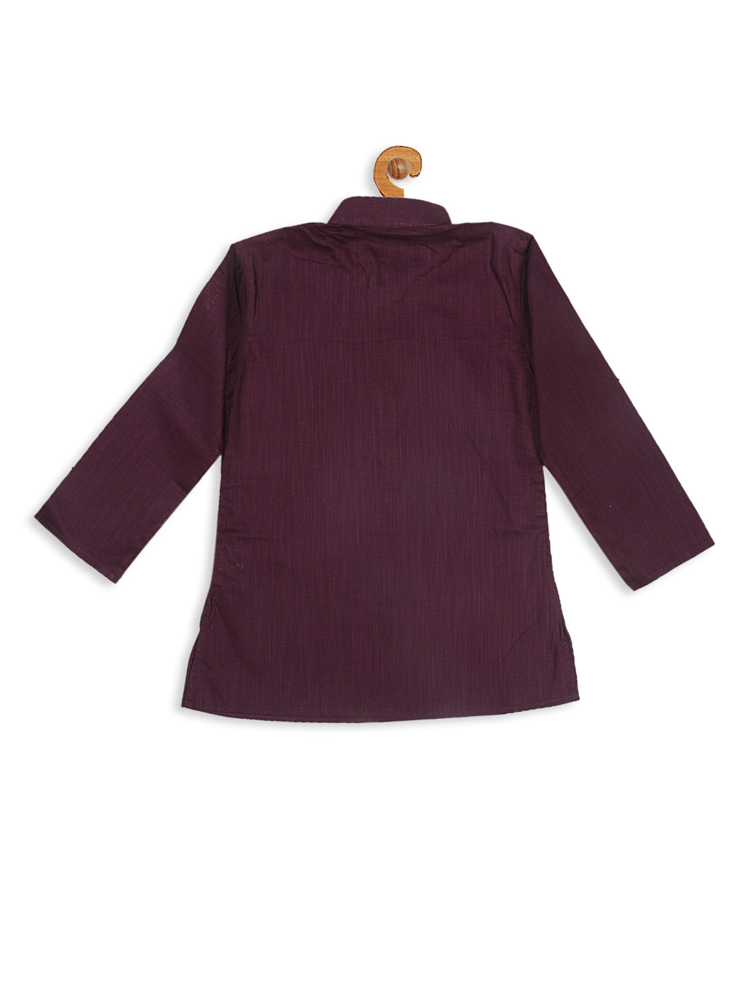 VASTRAMAY Boy's Purple Kurta - qivii