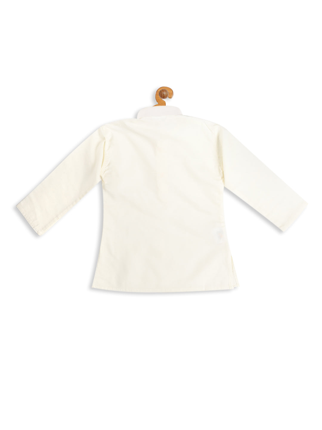 VASTRAMAY Boy's Cream Kurta - qivii
