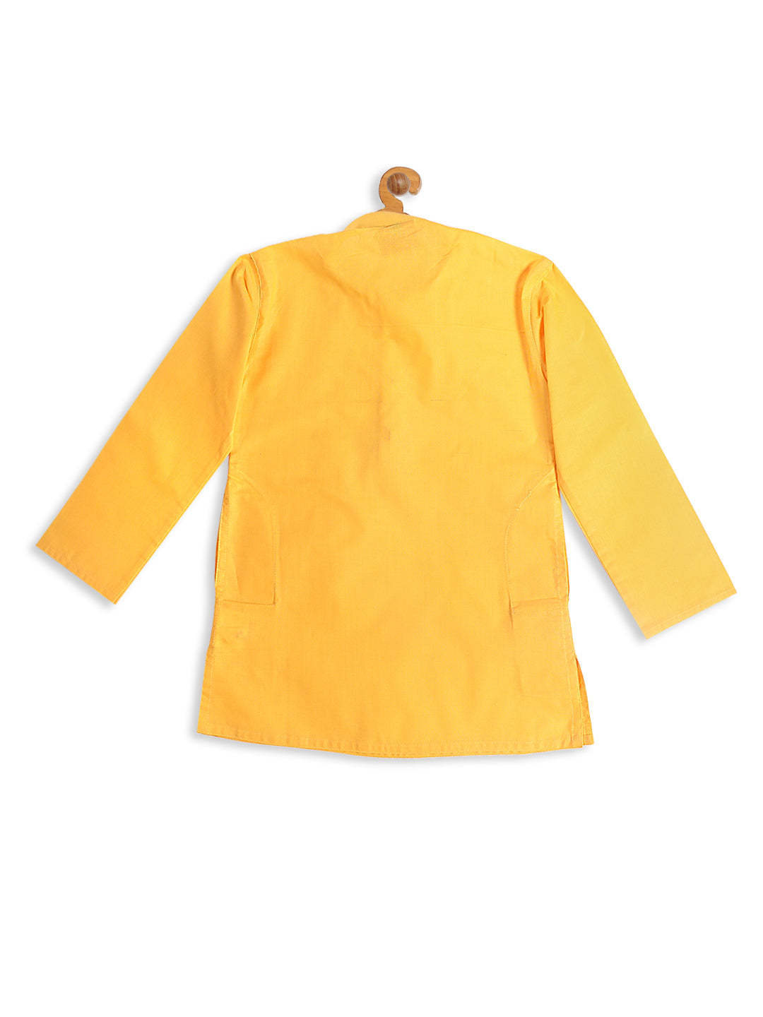 VASTRAMAY Boy's Yellow Kurta - qivii