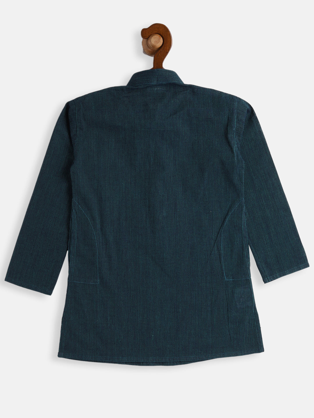 VASTRAMAY Boys Blue Pure Cotton Kurta - qivii