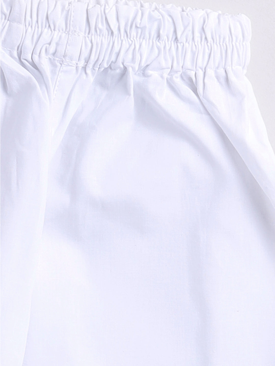 Vastramay Infant Boys Pink And White Cotton Kurta Pyjama Set - qivii