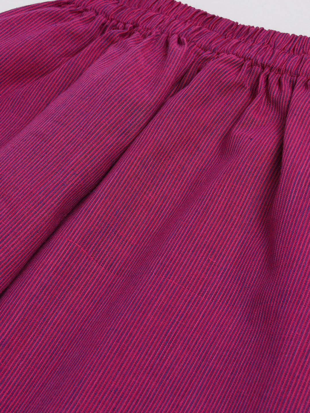 VASTRAMAY SISHU Boy's Green and Magenta Floral Printed Cotton Kurta Pyjama Set - qivii