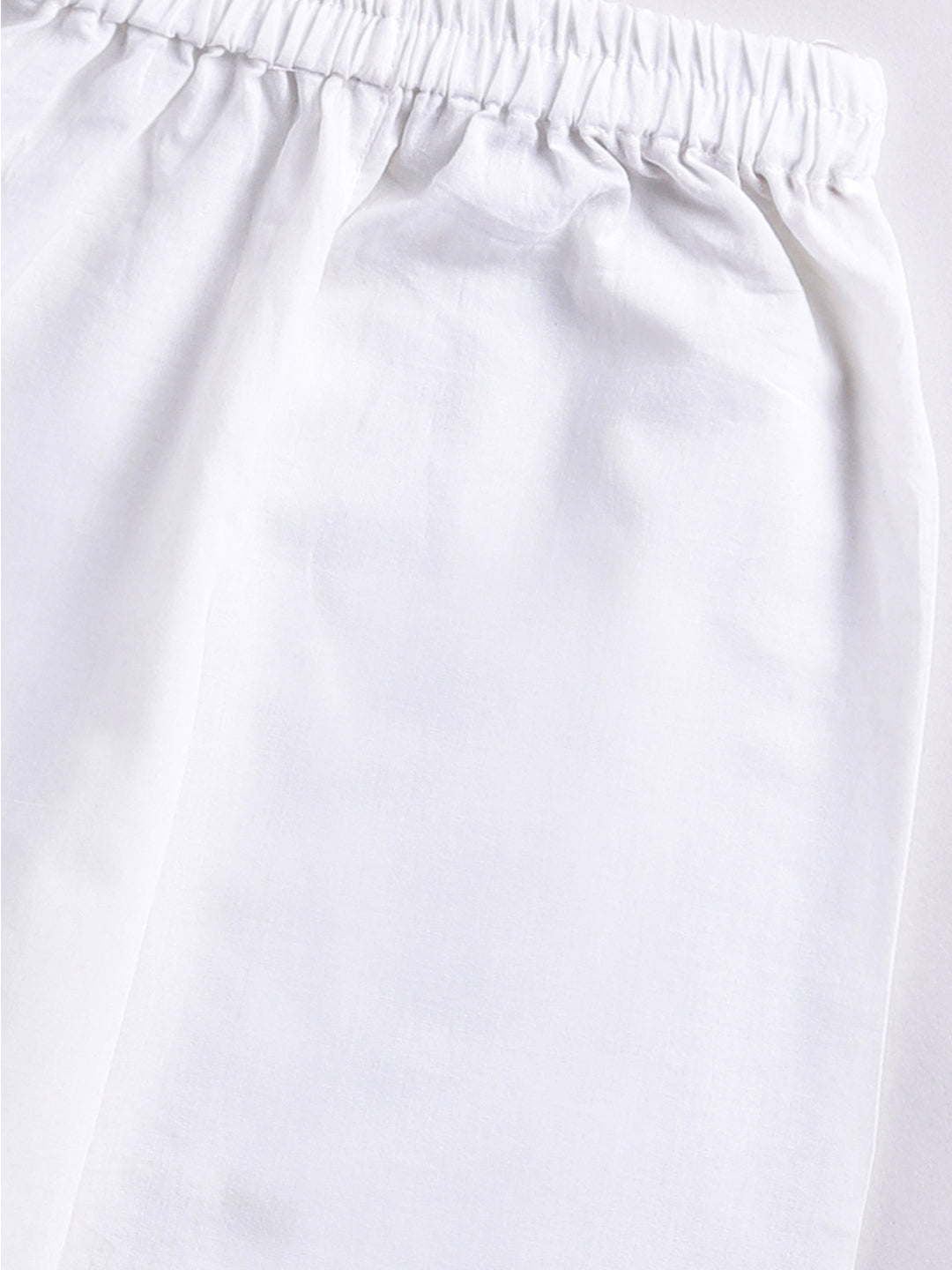 Vastramay Infant Boys Multicolor Cotton Blend Kurta Pyjama Set - qivii