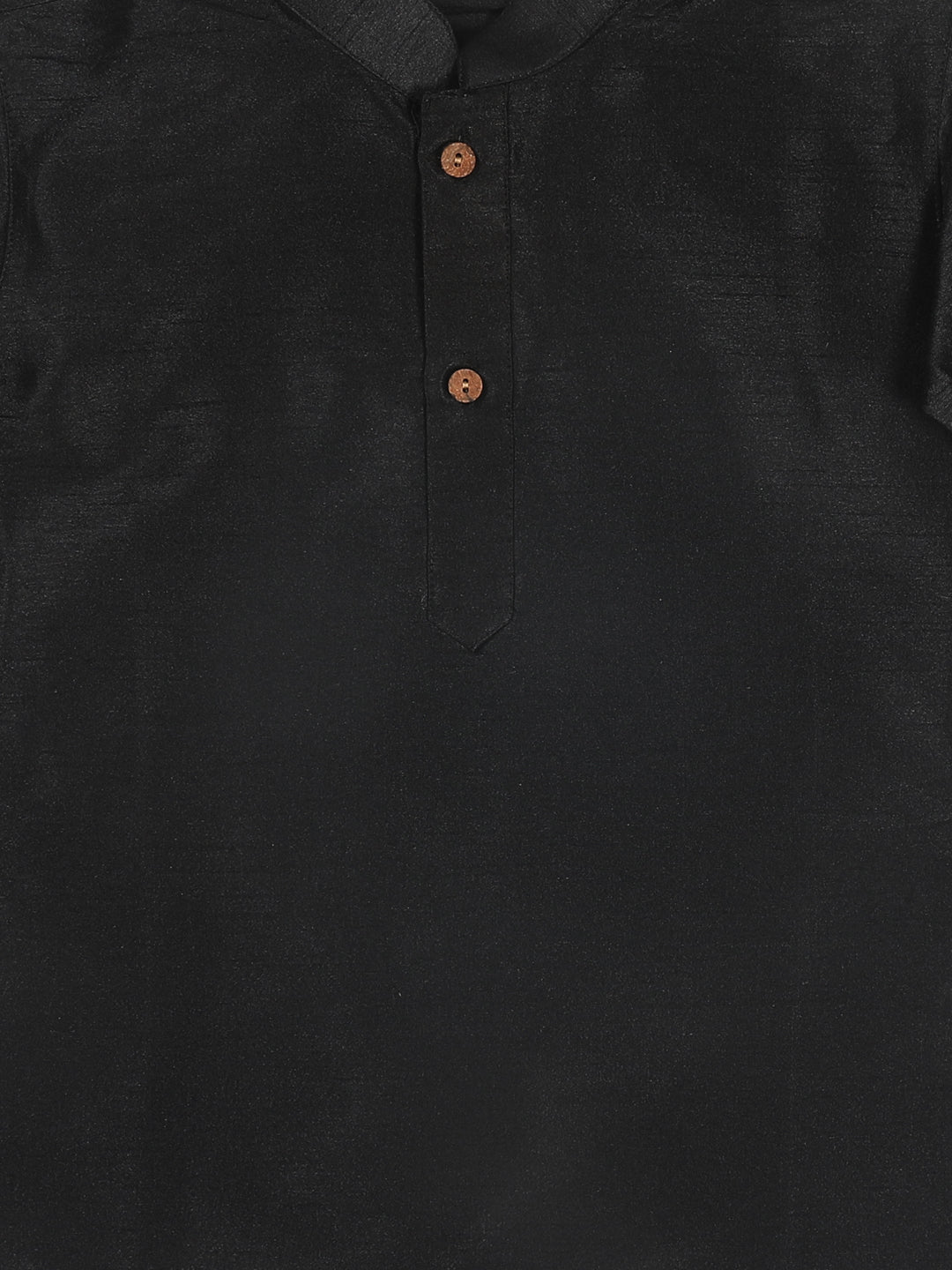 VASTRAMAY SISHU Boy's Black Kurta And Maroon Cowl Dhoti Set - qivii