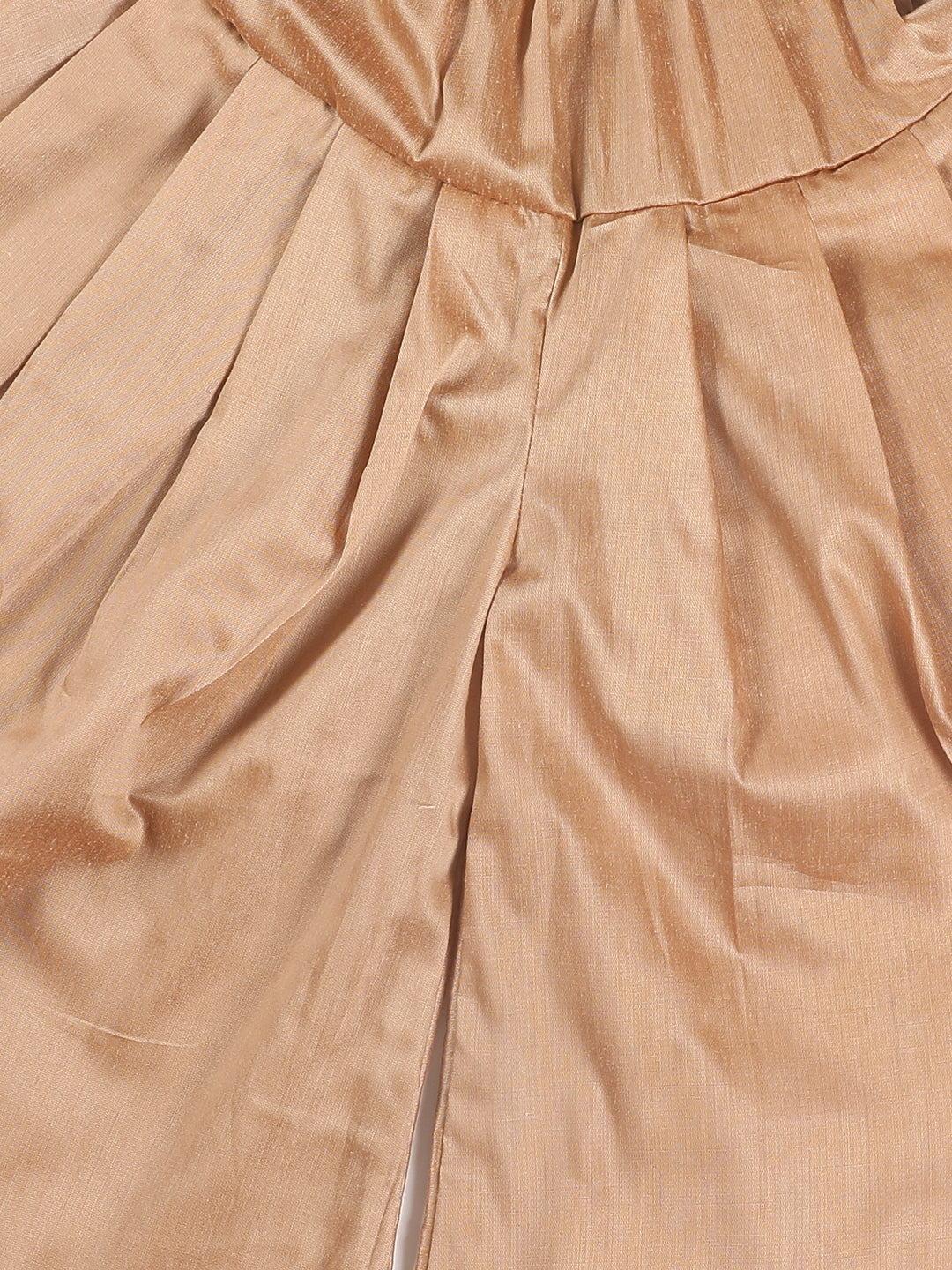 VASTRAMAY SISHU Boy's Navy Blue Kurta And Rose Gold Dhoti Set - qivii