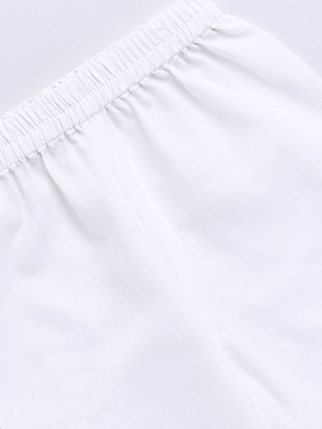 VASTRAMAY Girls' Cream Ethnic Combo Set - qivii