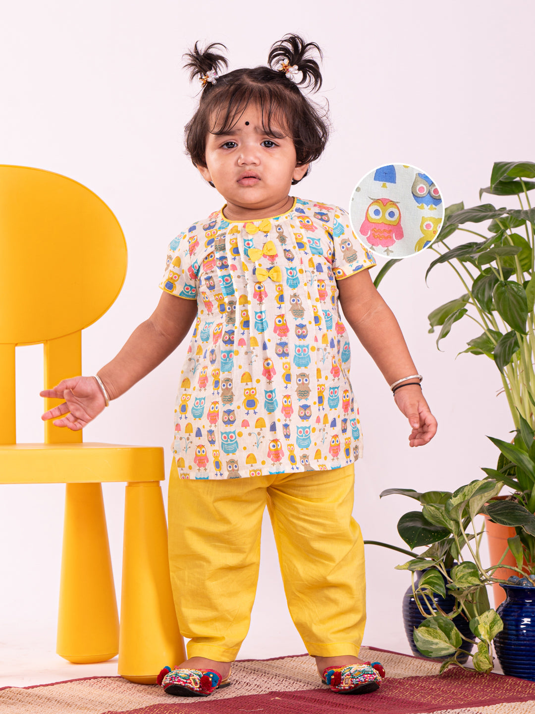 VASTRAMAY Girls' Multi Color Kurta Set - qivii