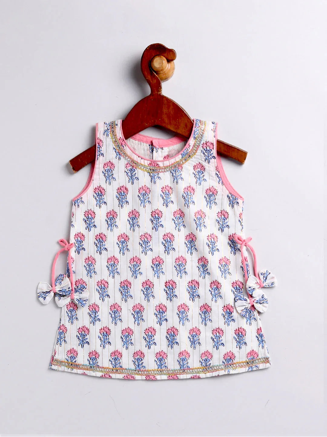 Girl's' Multi Color Kurta And Patiala Set