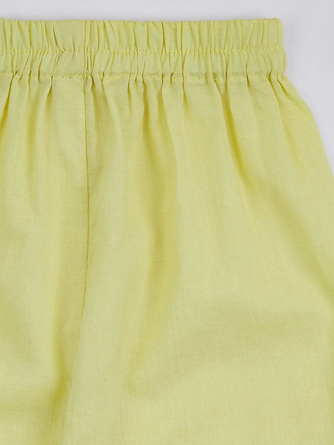 Girl's' Mint Green Kurta Pant Set