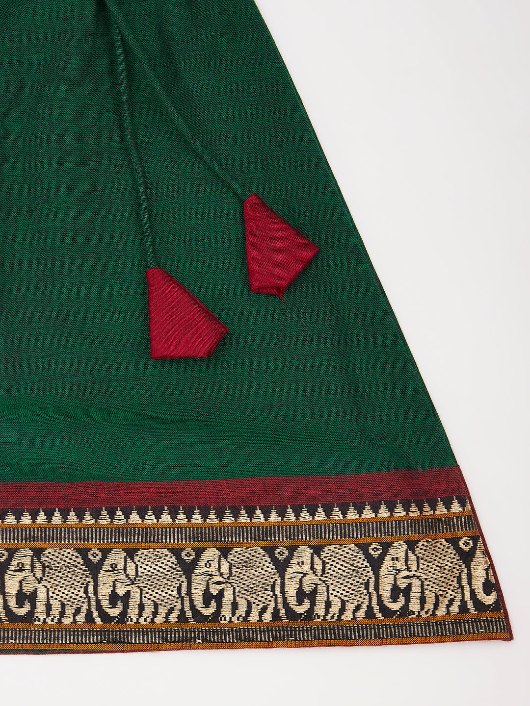 VASTRAMAY Girls' Green Lehenga Choli - qivii