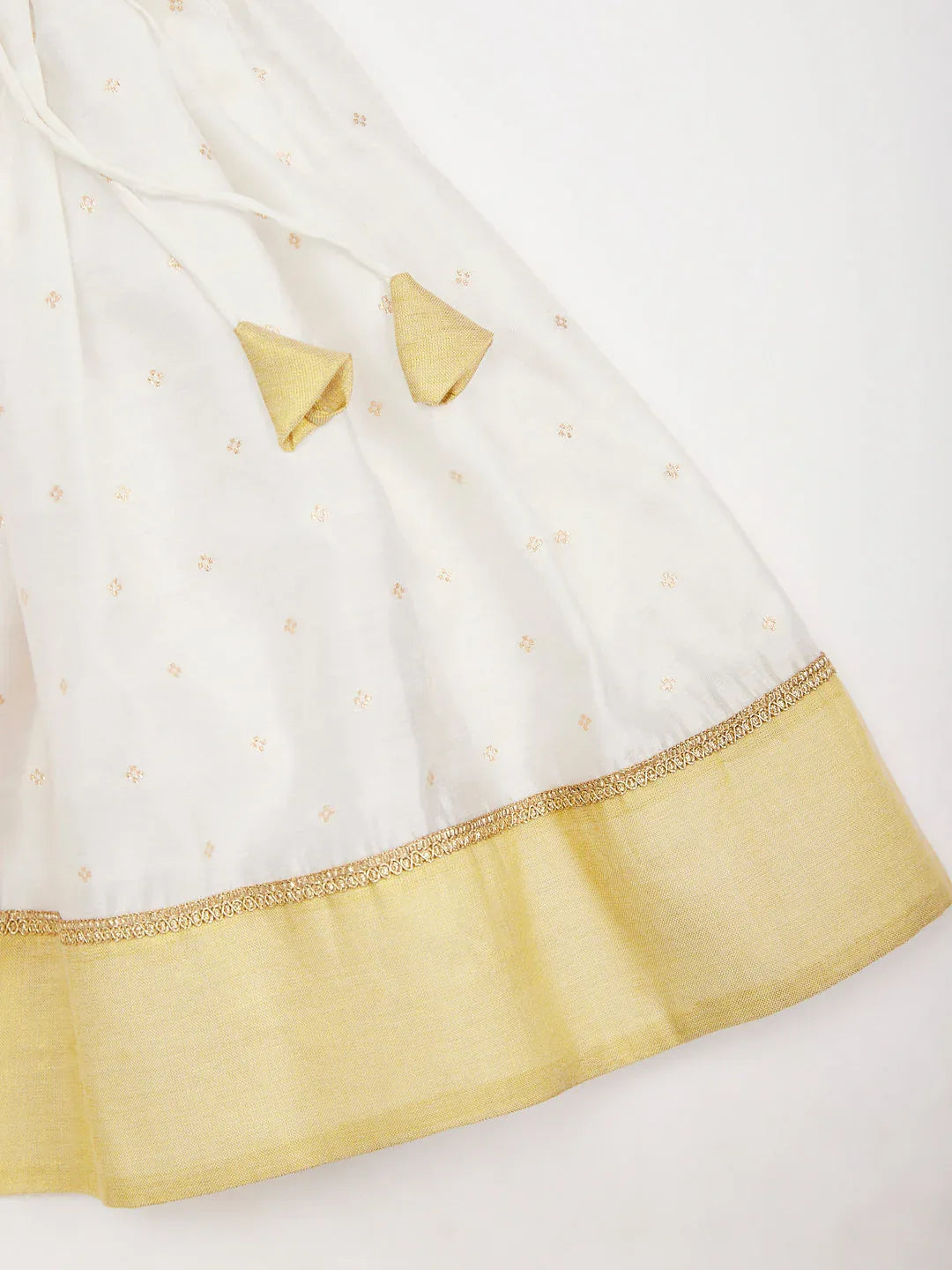 Girl's' White Lehenga Choli