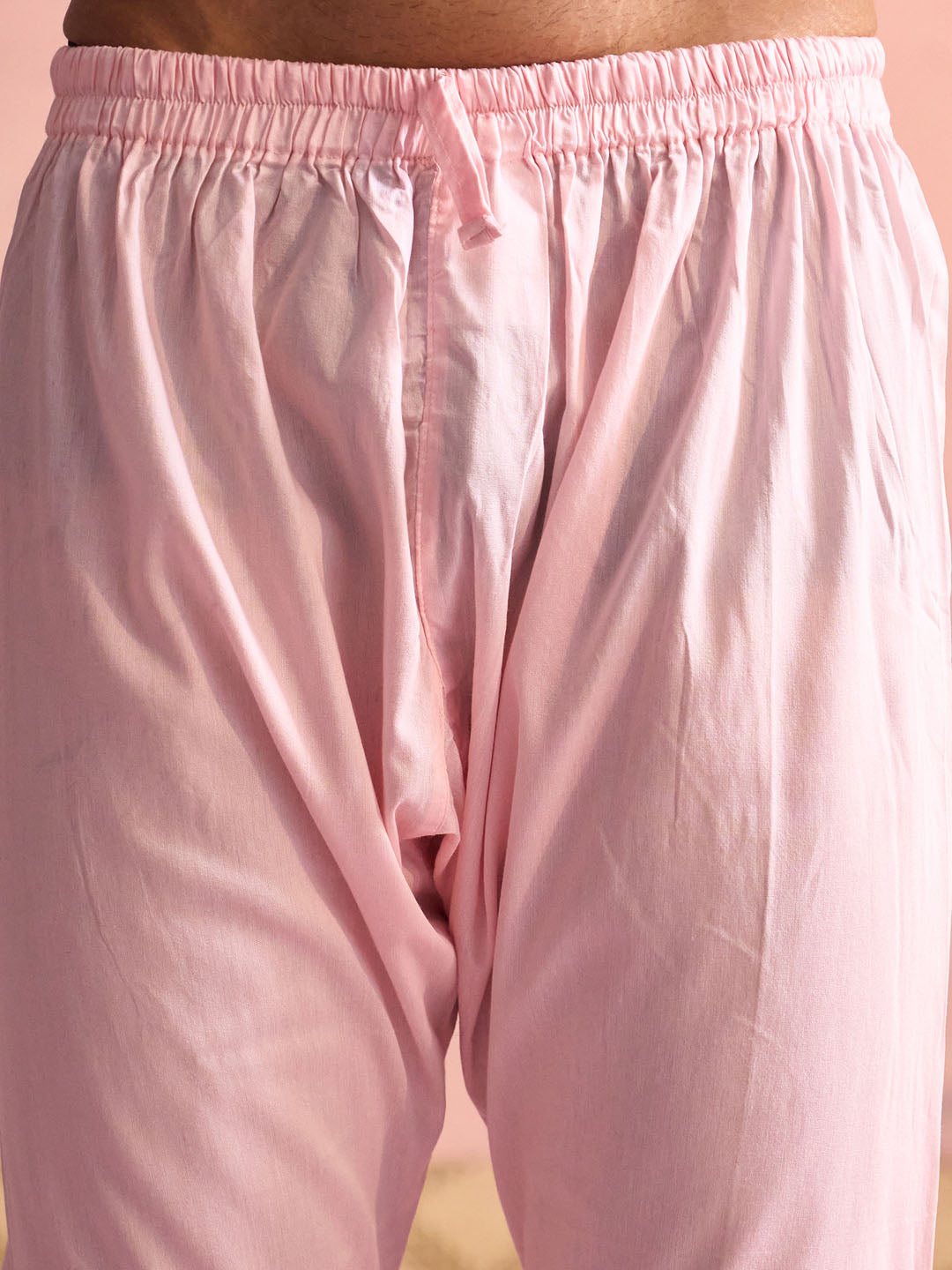 Men's Navy Blue And Pink Georgette Sherwani With Kurta Pyjama Set