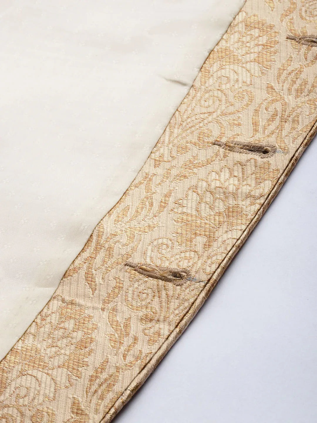 Men's Rose Gold Ethnic Woven Jodhpuri