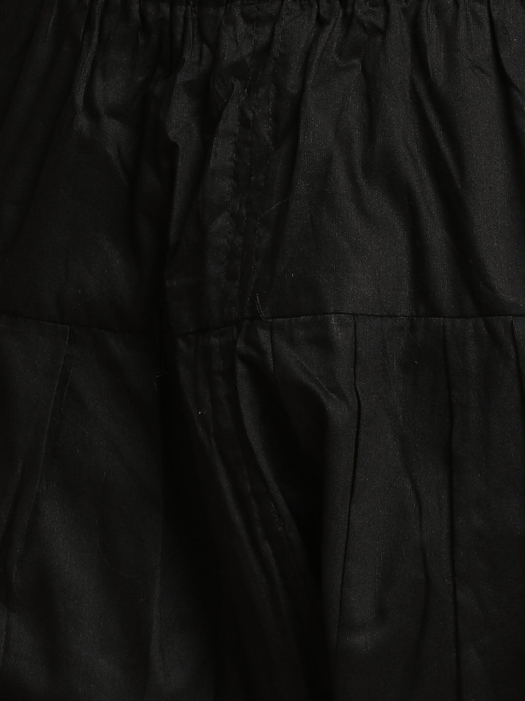 Men's Black Mirror Kurta Patiala And Dupatta Set