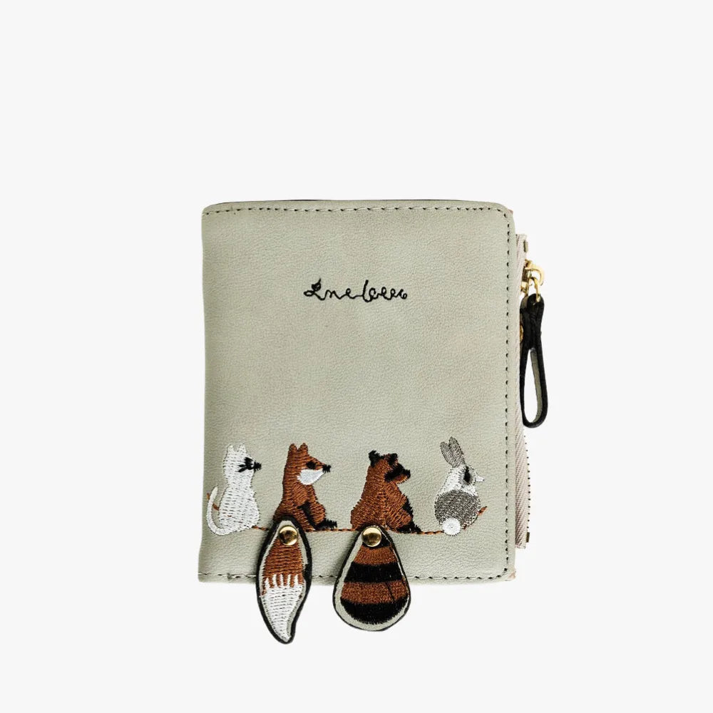 Renah | Embroidered Wallet - By Qivii