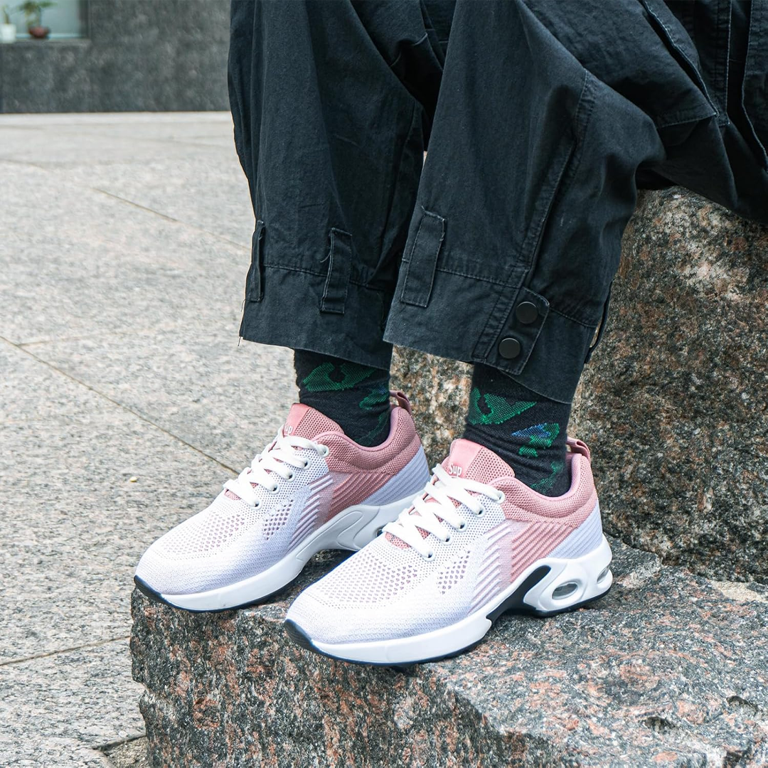 WalkMora Orthopädische Schuhe - Weiß Rosa - By Qivii