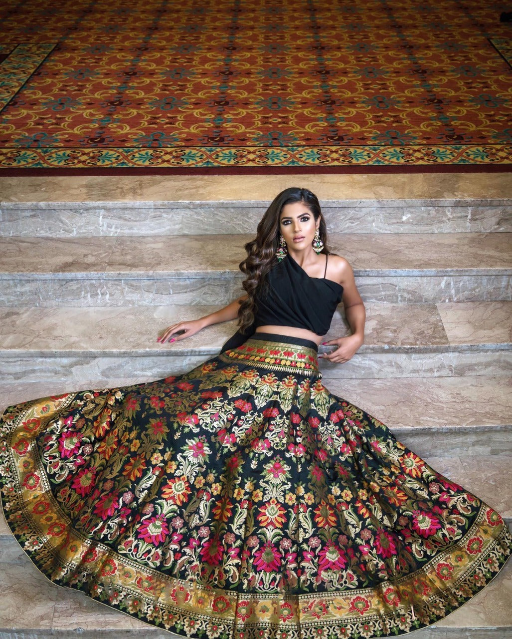 Beautiful and elegant banarasi silk designer lehenga choli for women or girls