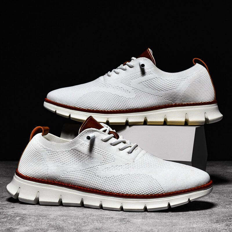 Oliver Breathable Oxford Sneakers - By Qivii