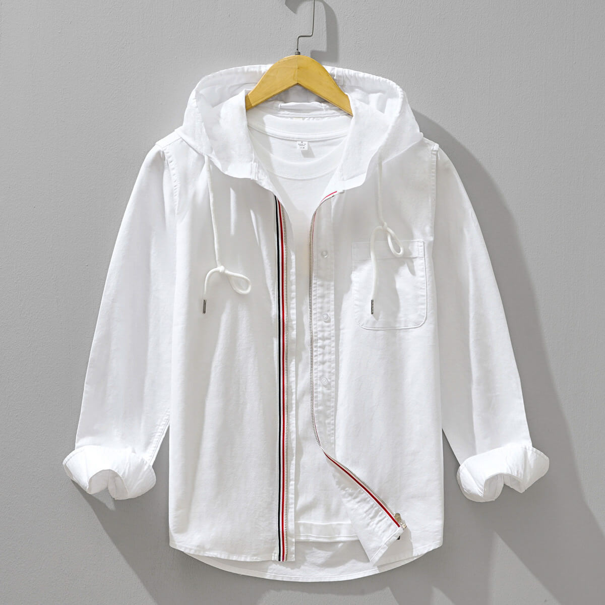 Beckham Egyptian Cotton Hooded Jacket - By Qivii