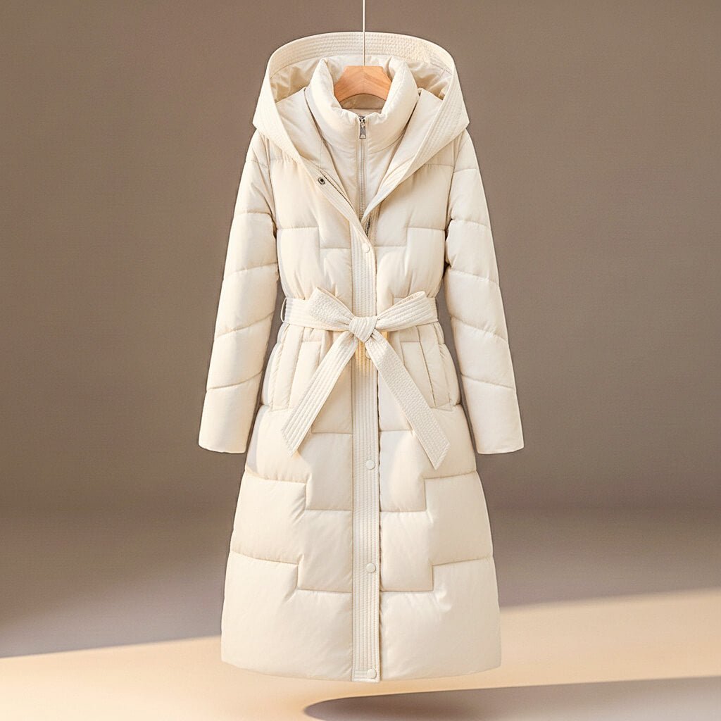 Anastasia Quilted Hooded Coat - By Qivii