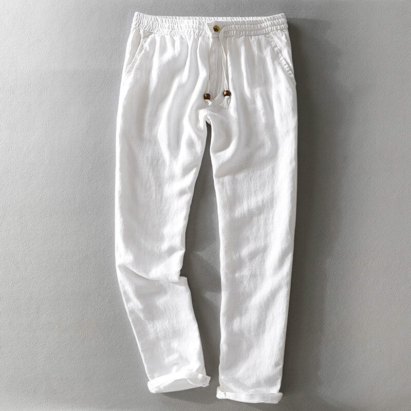 Milo Solen Linen Pants - By Qivii