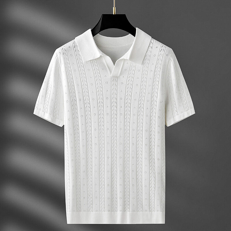 Jerome Prestige Knit Polo - By Qivii