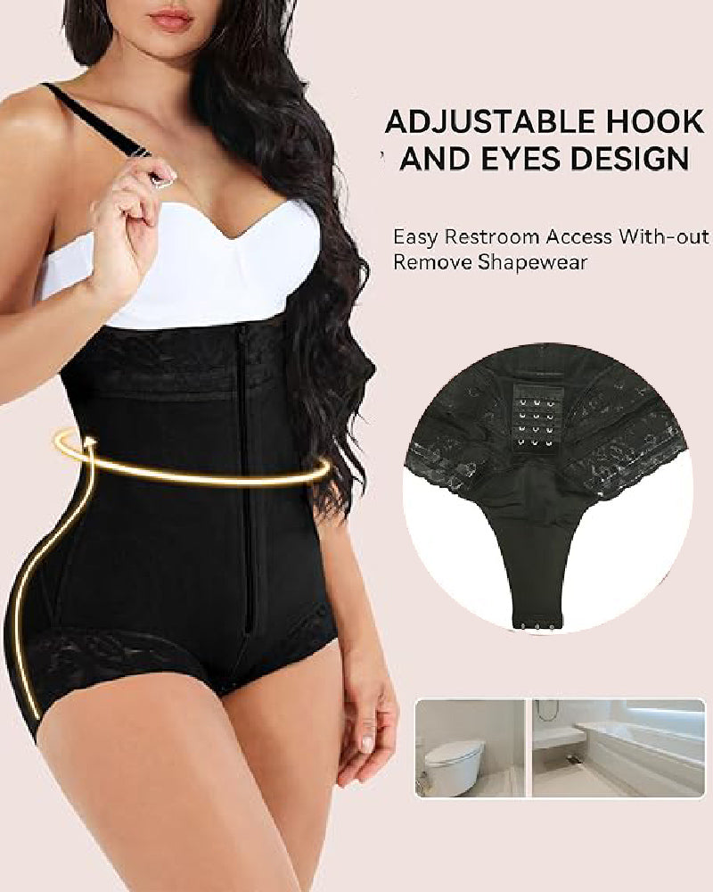 Women's Shapewear Full Body Shaper Hip Lifter Faja Colombiana Waist Trainer - By Qivii