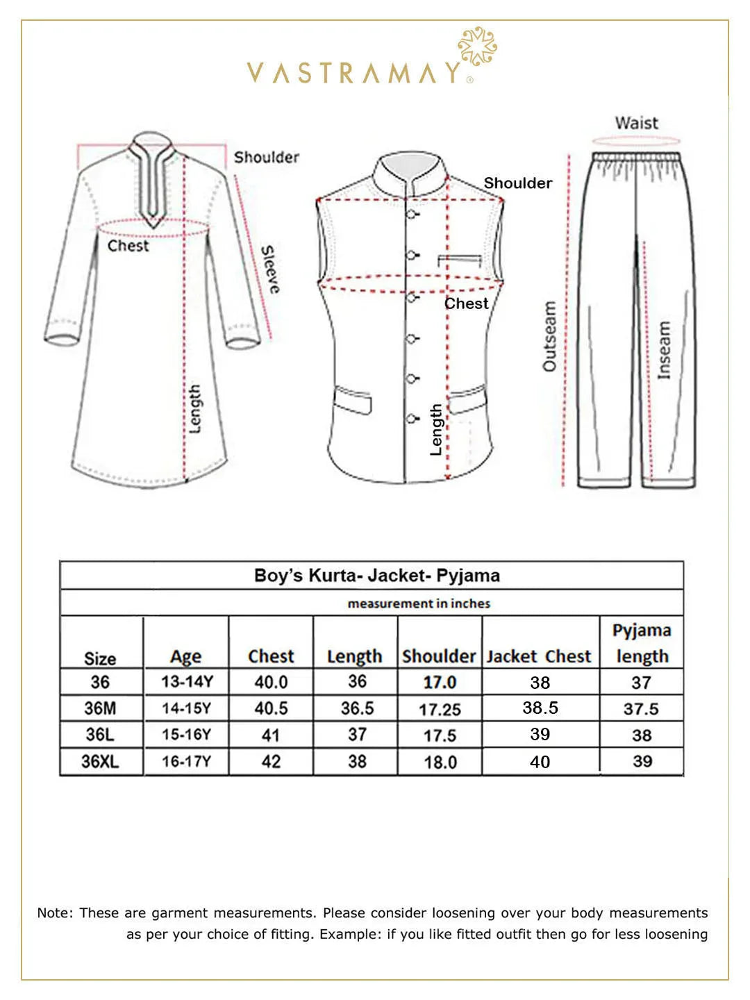 Boy's Pink Floral Printed Nehru Jacket With Cream Kurta And Pyjama Set