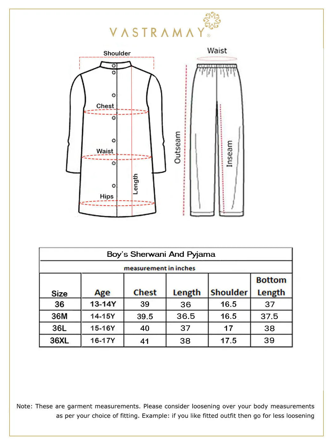 Boy's Pink & Gold-Colored Woven-Design Brocade Slim Fit Sherwani Set