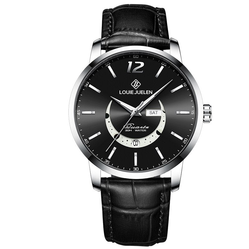 Chique Maanfase Horloge - By Qivii