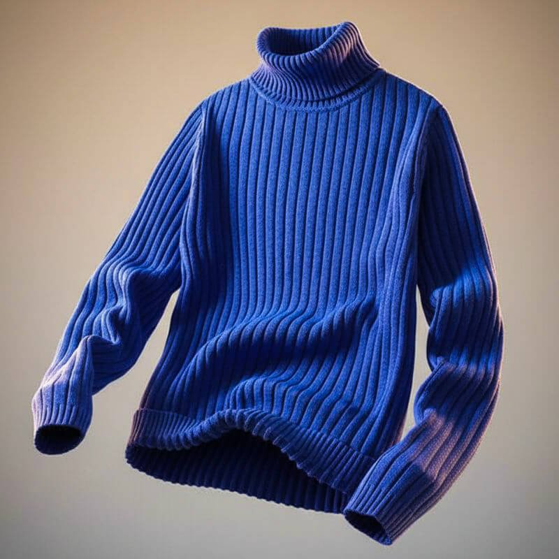 Colton Prestige Wool Turtleneck - By Qivii