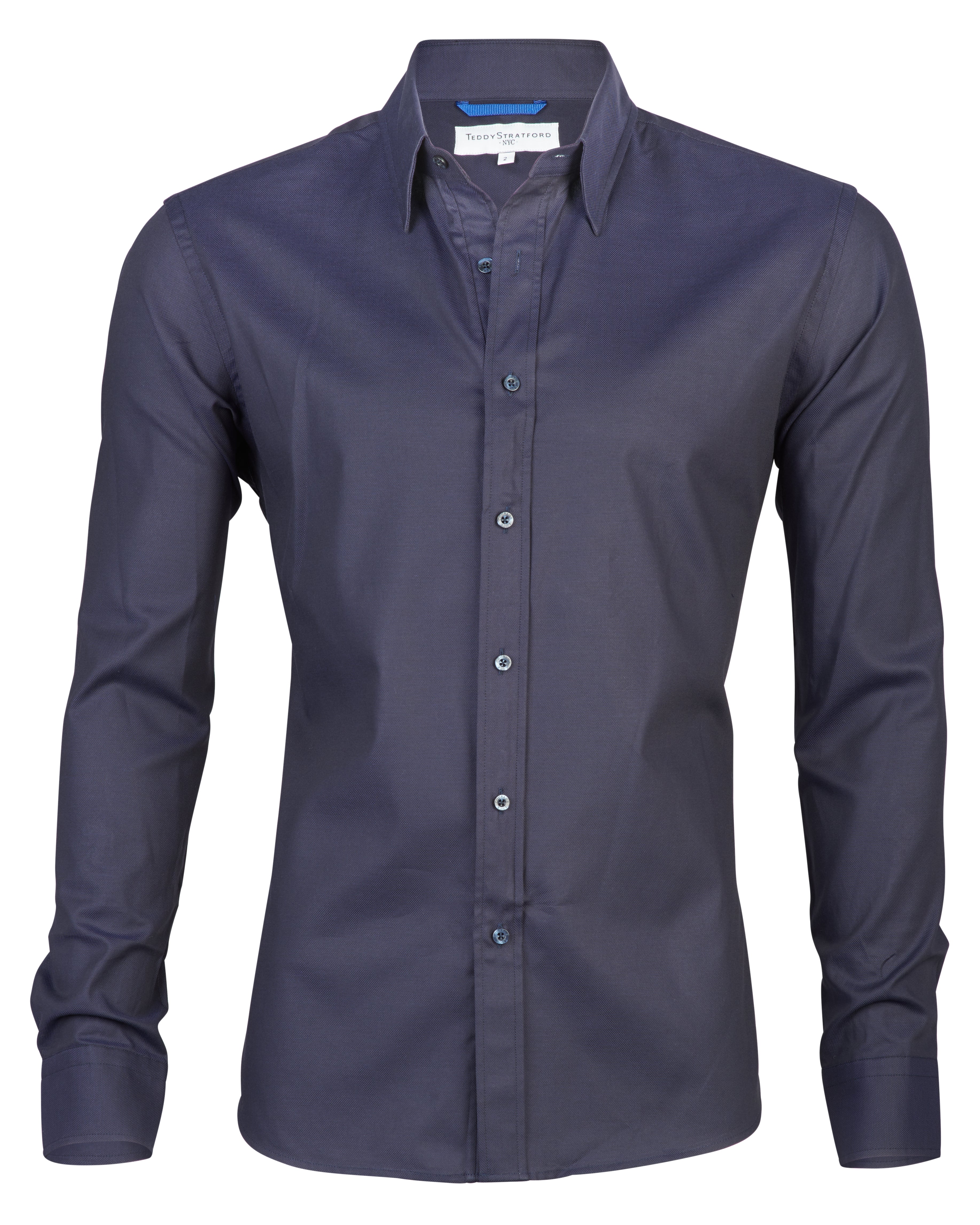 Desmond | Heren Fitted Zip-Up Shirt - By Qivii