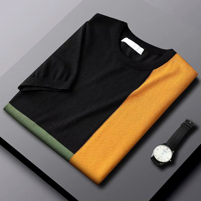 Bauhaus-geïnspireerd Kleurblok Shirt - By Qivii