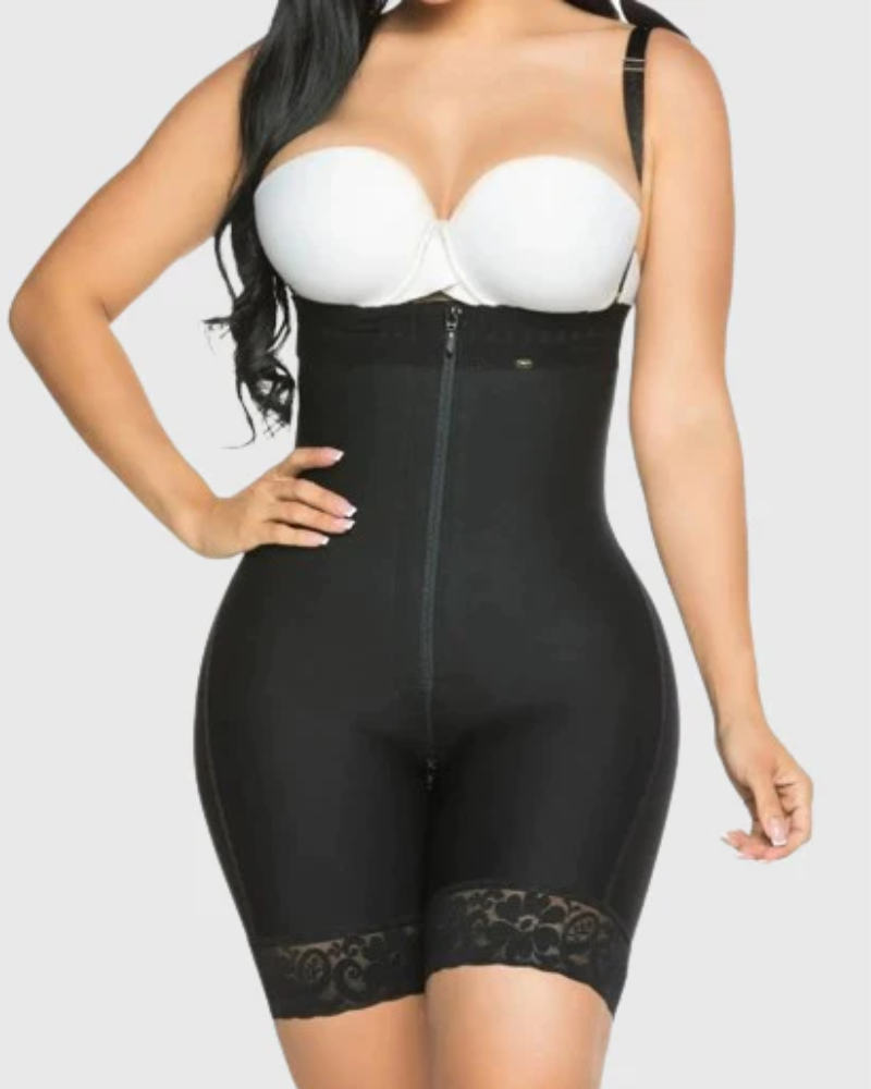 Shapshe® Firm Control Open Bust Full Body Shaper Bodysuit Shapewear - By Qivii