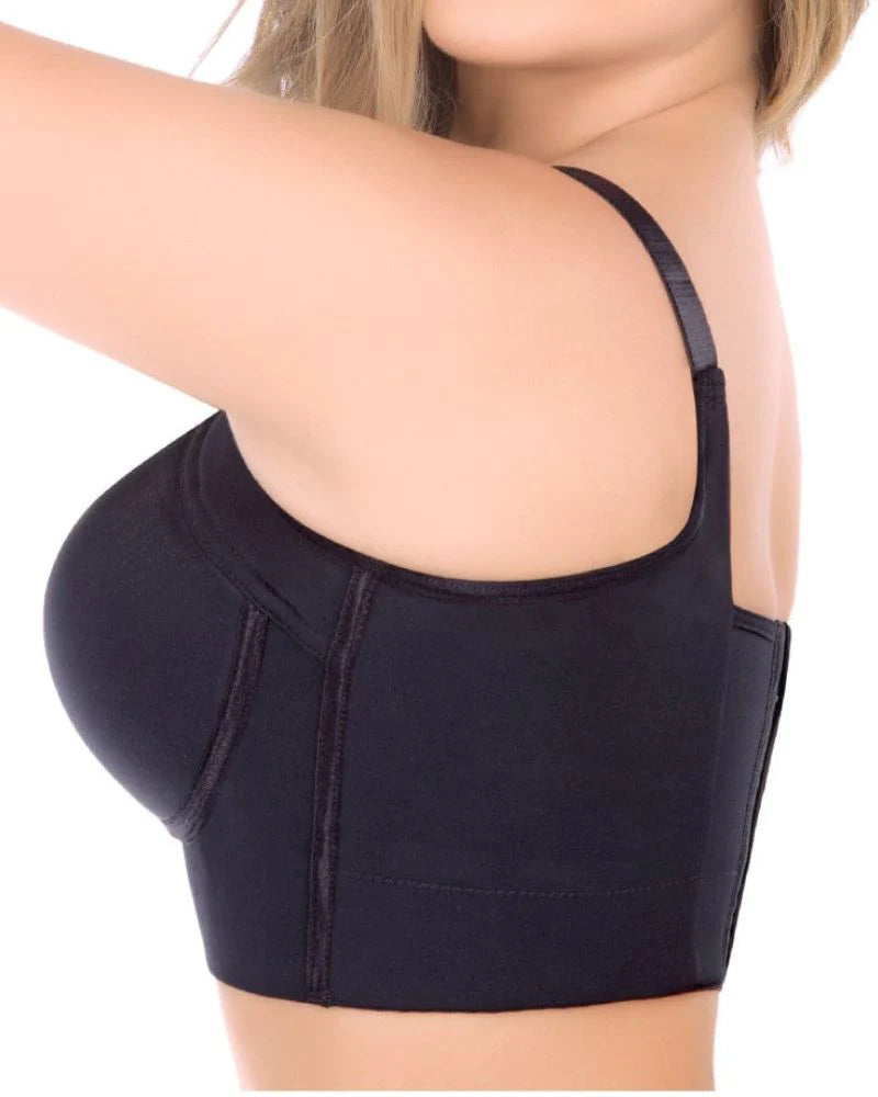 Extra Firm High Compression Full Cup Push Up Bra - By Qivii