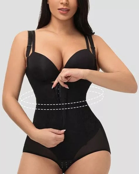 Breathable Waist Trainer Corset Bodysuit Shapewear - By Qivii