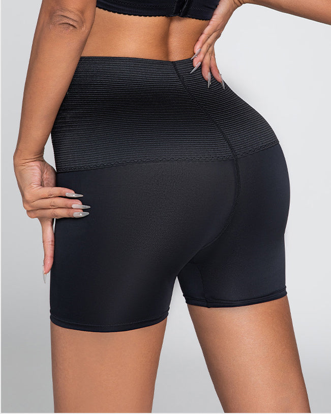 Seamless High Waist Cincher Butt Lifter Slim Tummy Control Shapewear Shorts - By Qivii