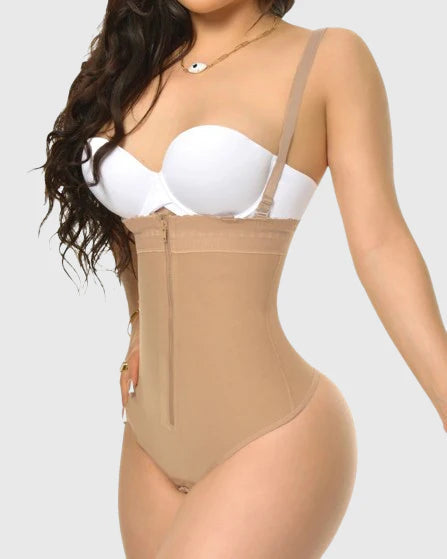 Shapshe® Tummy Control High Waist Butt Lifter Thong Bodysuit Shapewear