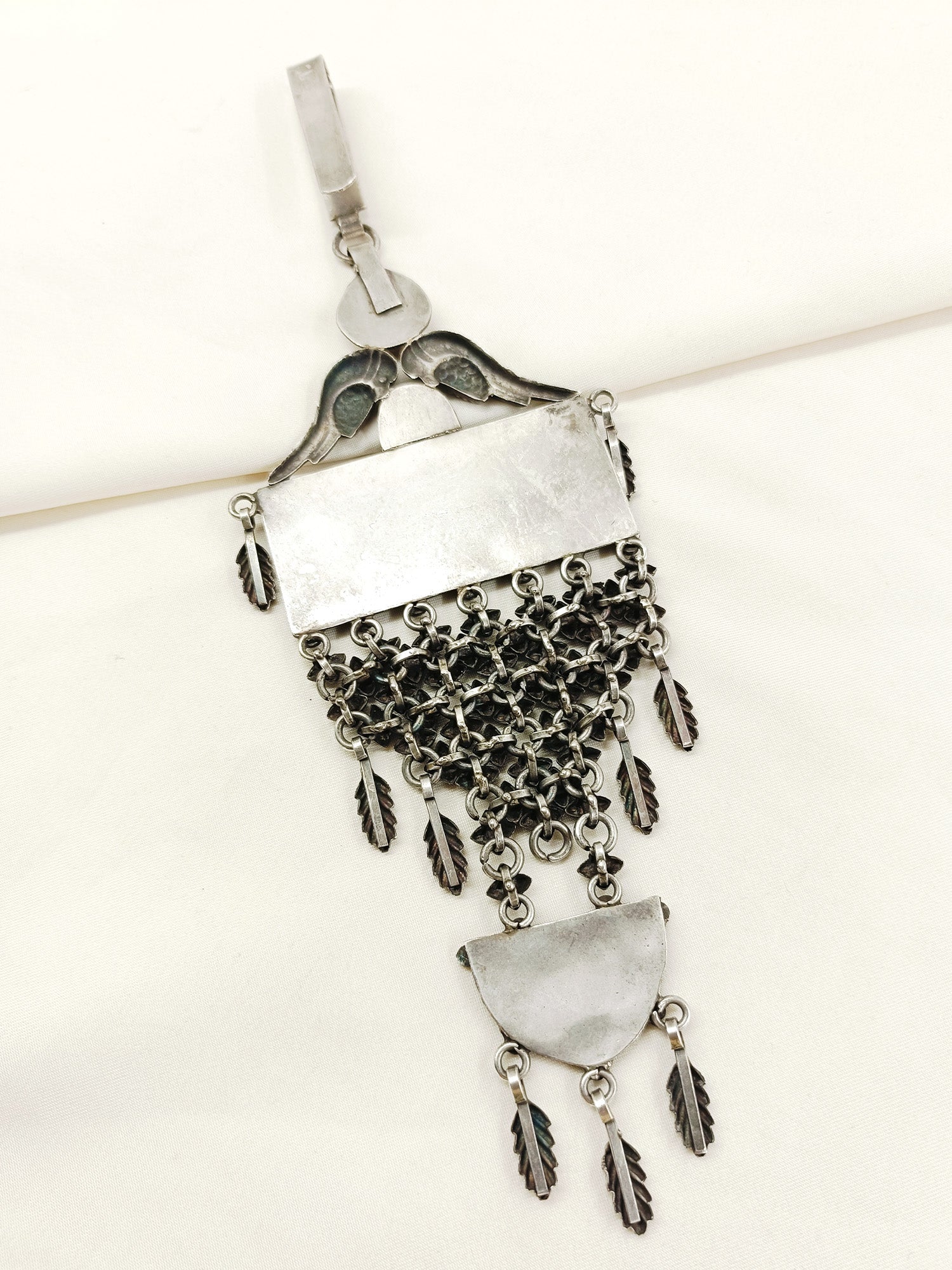 Dhyana Plain Oxidized Key Ring