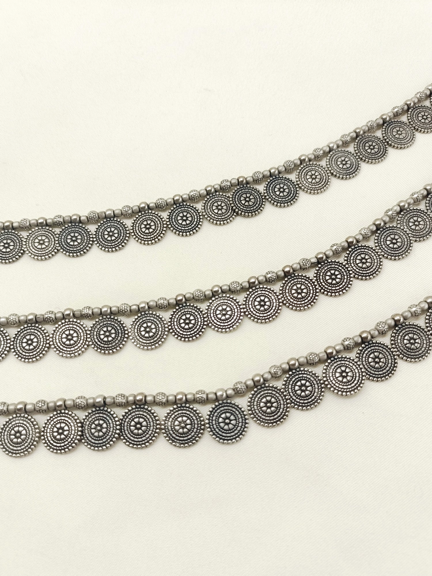 Diantha Plain Oxidized Waist Belt