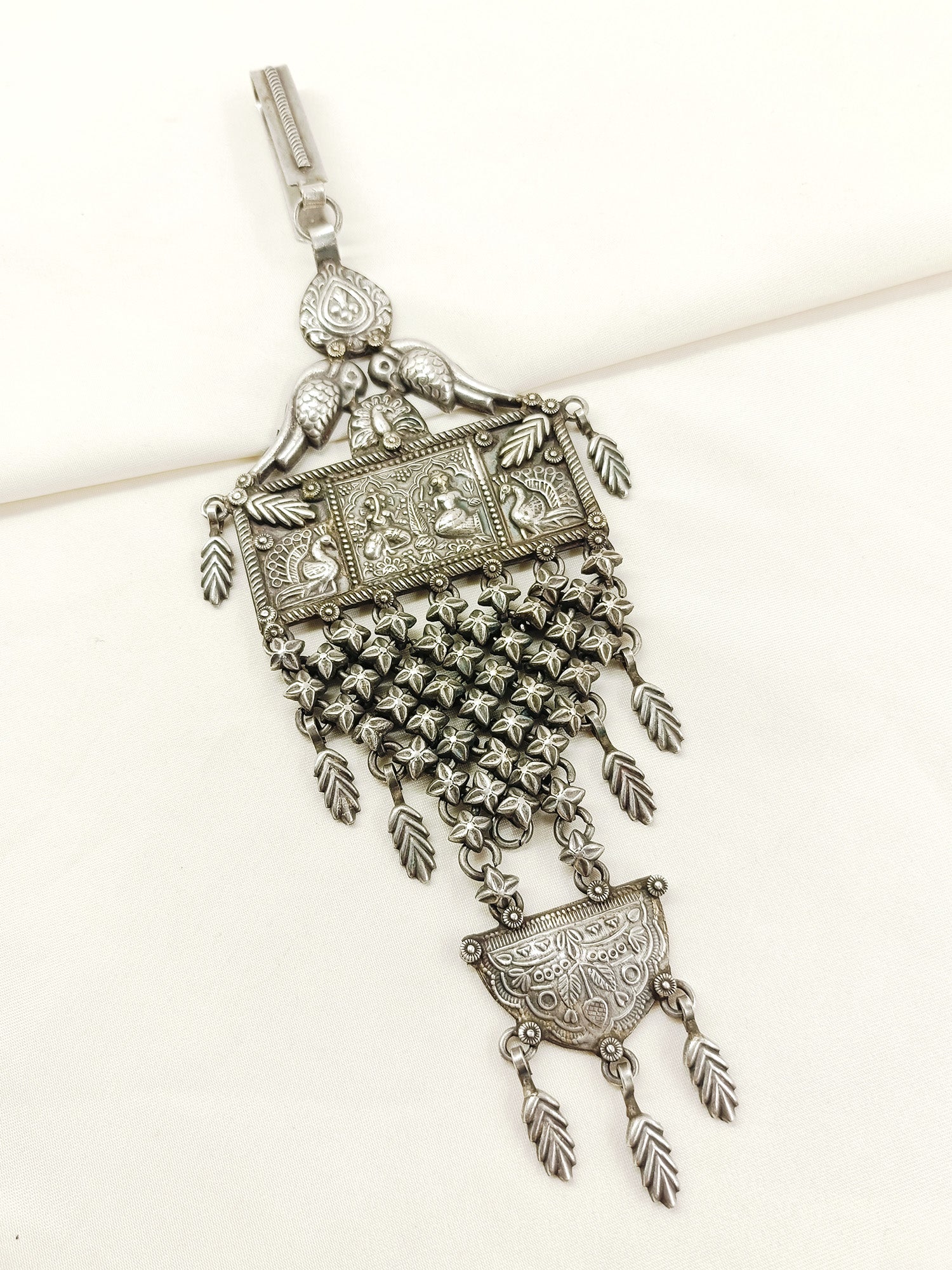 Dhyana Plain Oxidized Key Ring