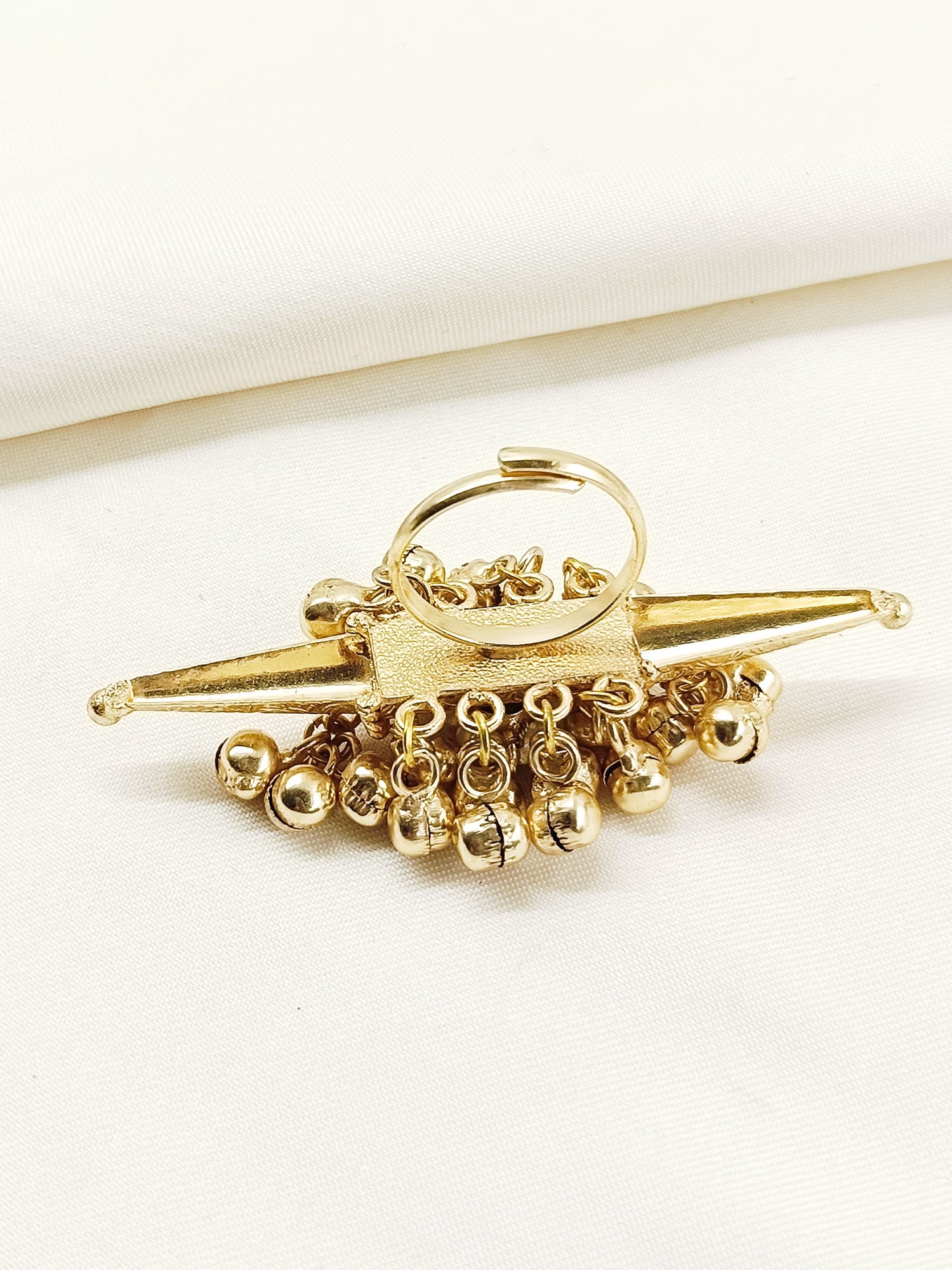 Hiya Ruby Oxidized Finger Ring