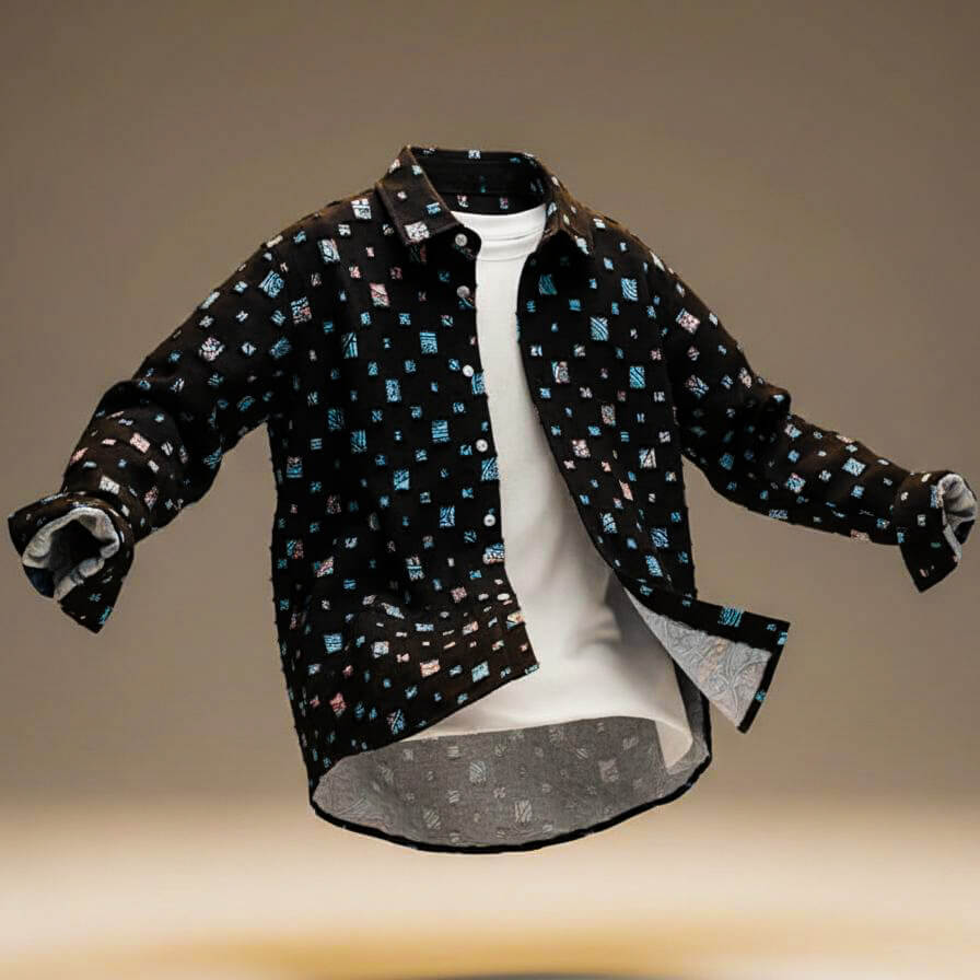 Mosaico Vero Button Down Shirt - By Qivii